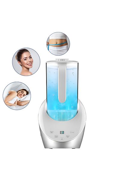 Cuantis Hydrogen water generator 1.5L, self-cleaning, LED, detox, antioxidant, white