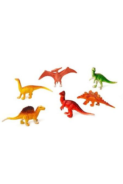OEM Set 6 figurine, dinozauri, multicolor, 6-8 cm