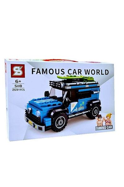 famous Construction Game SUV, 269 Pieces