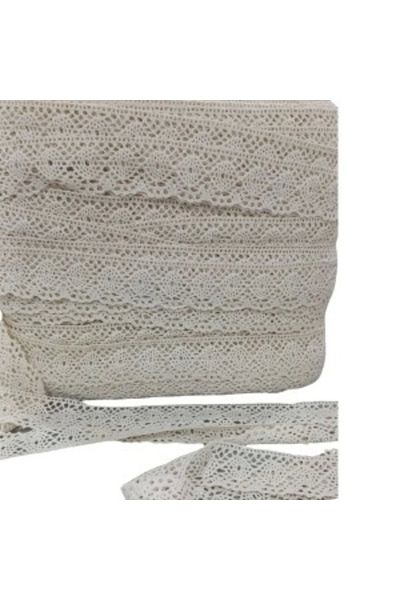 shopwave Kopanaki Lace Width 4 cm Cream 10 Meters