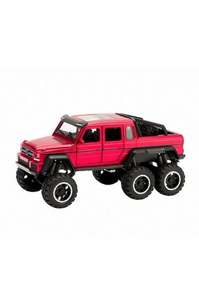OEM Red SUV metal toy car with shock absorbers, rubber wheels, lights, and sounds, 1:32 scale