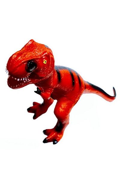 OEM T-Rex Dinosaur Figurine with Sound Effects, 50 cm, Red, Batteries Included