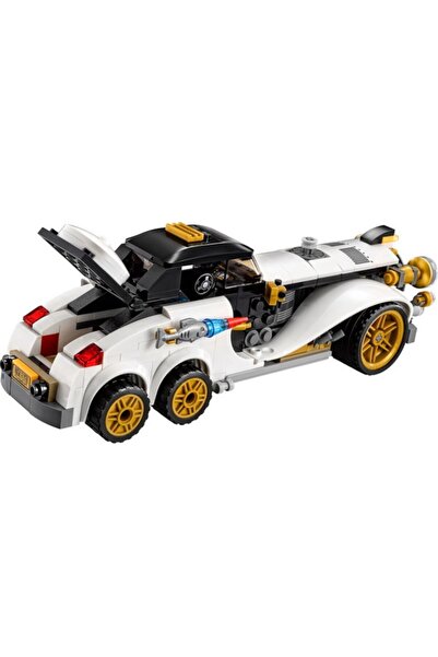 SENCO Penguin's Arctic Car with Dual Launcher, Rockets, Miniscooter, and Two Figurines, 305 Pieces