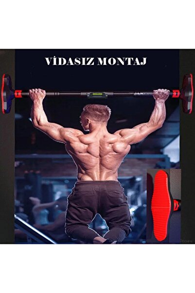 Buffer Yeni Nesil 92-120CM Kapı Barı Koridor Barfiksi Barfix Spor Aleti Demir...