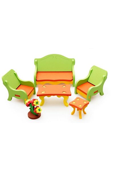 wood toys Wooden Furniture for Dollhouses - Living Room