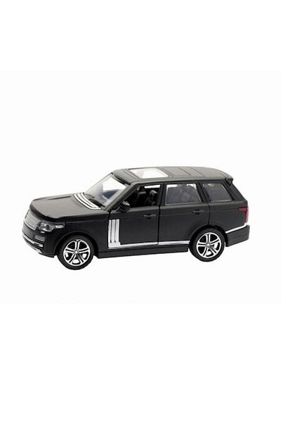 OEM Metallic Car with Lights and Sounds, Black SUV, 1:32 Scale