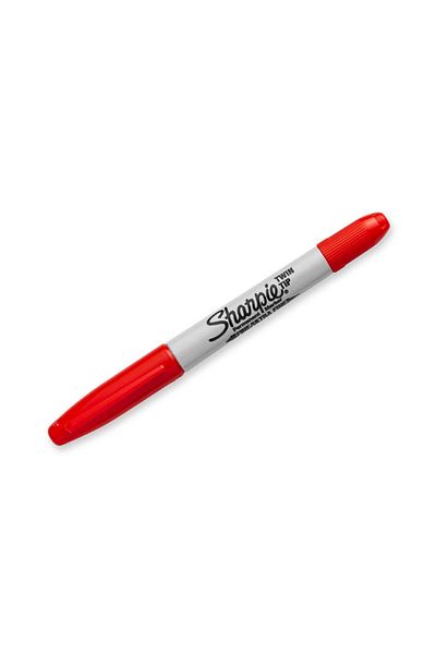Art Tone Sharpie Permanent Marker Double Ended Red