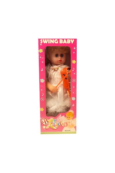 rexa Swing Baby Angel Doll Playing Guitar in Hands for Girls