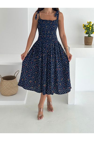 MaxiMor Women's Skirt Ruffled Casual Summer Viscose Fabric Dress Standard Size Smlxl Compatible Length 100 cm