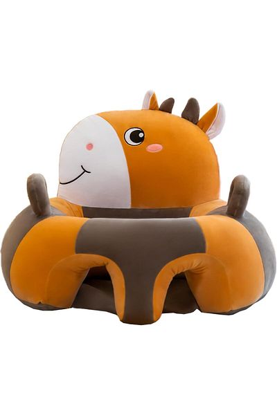 rexa Whale Baby Floor Seat Cover – Soft Infant Sitting Support Chair Cover (55 x 50 x 40 cm)
