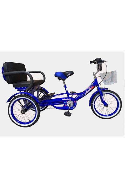rexa Three wheel bike with rear seat (Size: 16)