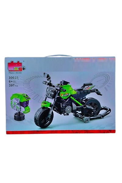 rexa Motorcycle Building Blocks Kit 397 Pcs - Die Alive Bike Model Toy 6+