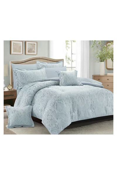 smart home Double-sided duvet set, 8-piece duvet, size 240x260 cm, filling (350 g/m²), microfiber