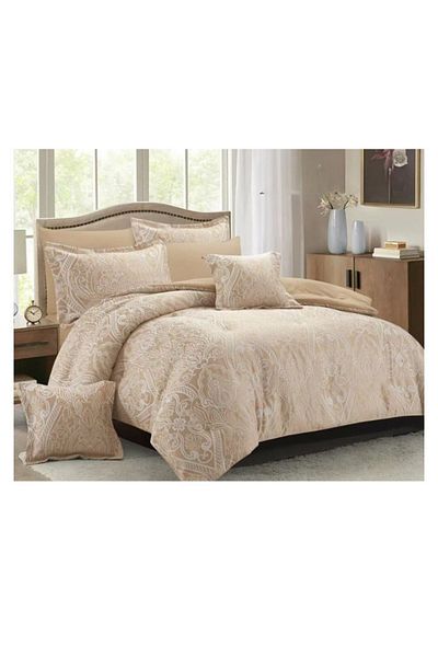 smart home Double-sided duvet set, 8-piece duvet, size 240x260 cm, filling (350 g/m²), microfiber