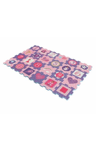 LUDIRO 24 Piece Puzzle Rug, Protection, Versatility and Safety, Fairy Tale Design