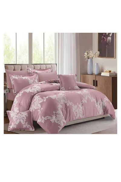 smart home Double-sided duvet set, 8-piece duvet, size 240x260 cm, filling (350 g/m²), microfiber
