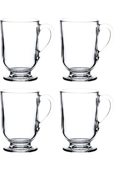 ALSAIF 4 pieces Glass cup set