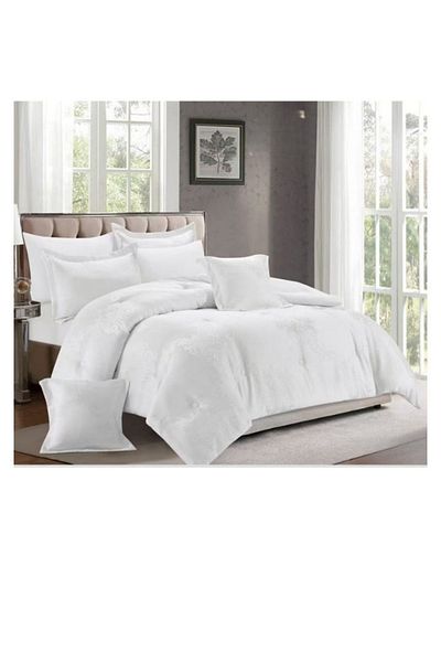 smart home Double-sided duvet set, 8-piece duvet, size 240x260 cm, filling (350 g/m²), microfiber