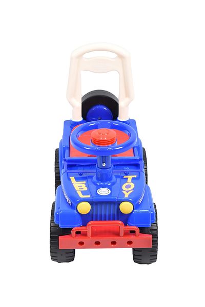 rexa Care Jeep Push Car for Kids with Steering Wheel & Safety Backrest