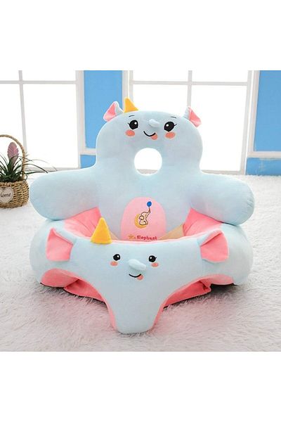 rexa Baby Soft Plush Support Sofa Seat – Infant Sitting Cushion Chair (35D x 40W x 35H cm)