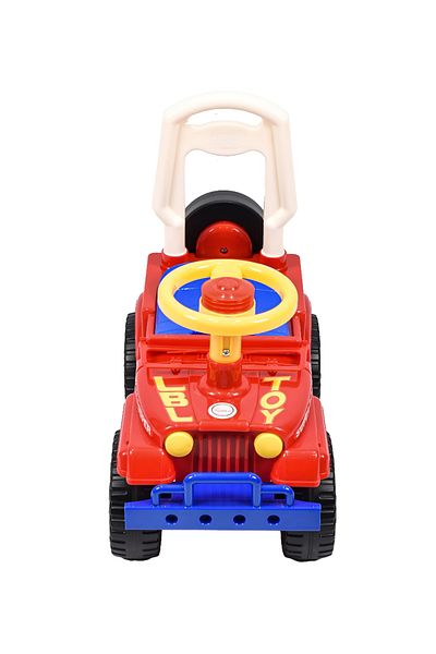 rexa Care Jeep Push Car for Kids with Steering Wheel & Safety Backrest