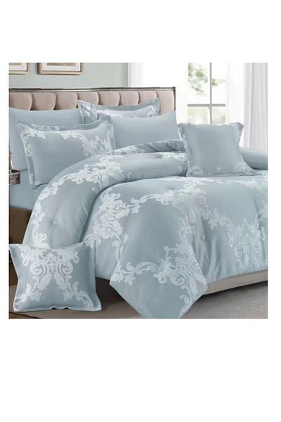 smart home Double-sided duvet set, 8-piece duvet, size 240x260 cm, filling (350 g/m²), microfiber