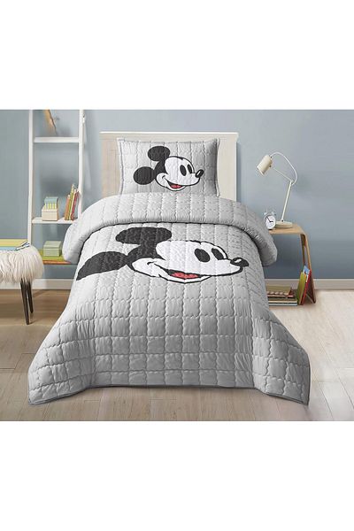 Moon 3-Piece Compressed Bed Quilt Set with Children's Drawings