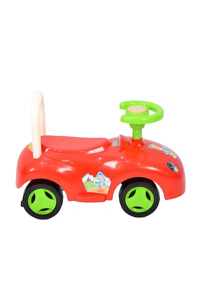 rexa Red Push Car for Kids with Steering Wheel & Parent Handle