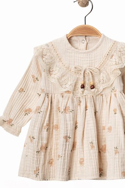 minuma Baby Girl Floral Patterned Dress 9/24 Months