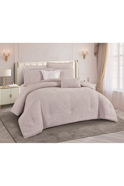HOURS Duvet set from Horus Nafrin, 8 pieces, luxurious jacquard, Lucien-07