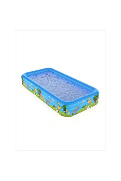 OEM Family Inflatable Pool – Durable PVC, 60 Threads, TPU Composite, 3 Air Chambers