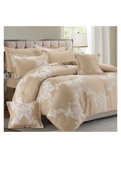 smart home Double-sided duvet set, 8-piece duvet, size 240x260 cm, filling (350 g/m²), microfiber