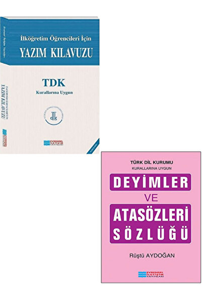 Evrensel İletişim Yayınları Yazım Kılavuzu - İmla Kılavuzu + Deyimler ve Atas...