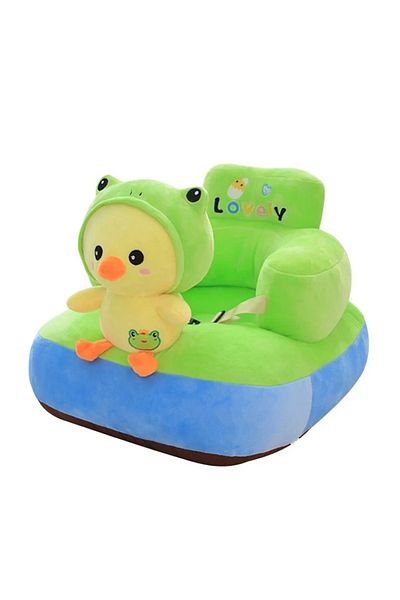 rexa Baby Soft Plush Support Sofa Seat – Infant Sitting Cushion Chair (35D x 40W x 35H cm)