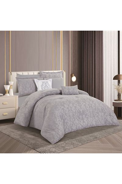 HOURS Horse 8-Piece Double Size Floral Quilt Set