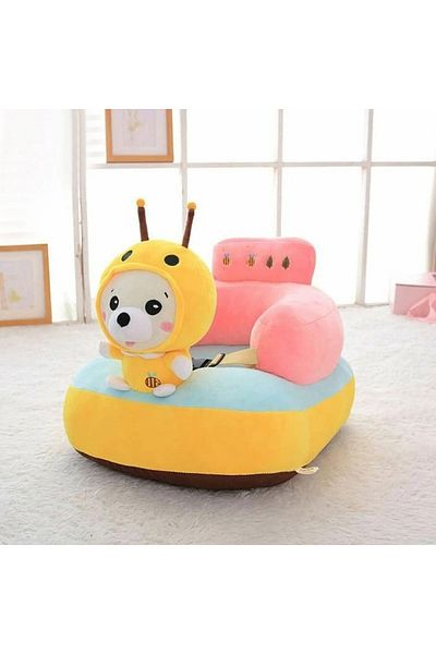 rexa Baby Soft Plush Support Sofa Seat – Infant Sitting Cushion Chair (35D x 40W x 35H cm)