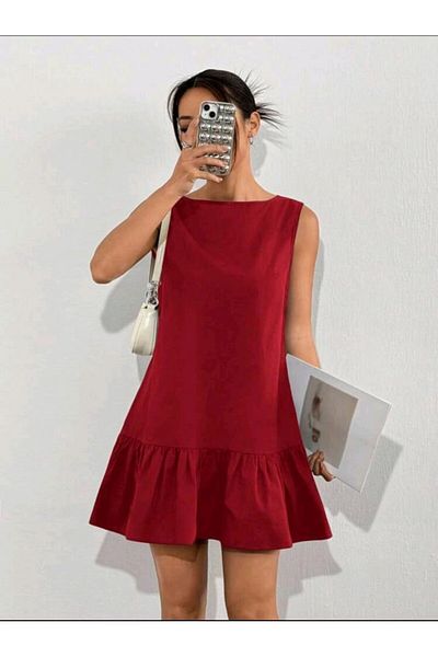 PLA CLOTHİNG Linen Summer Dress