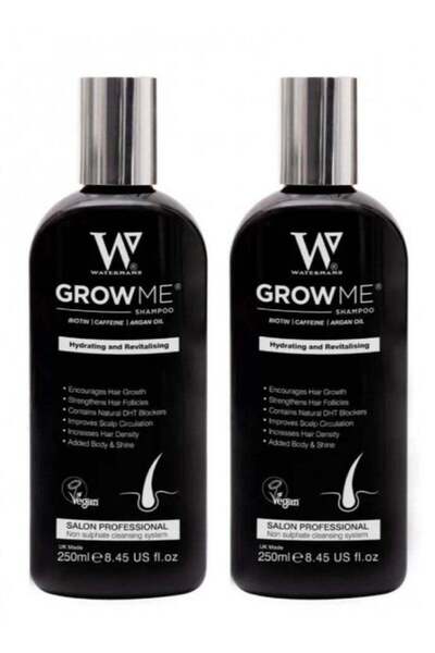 Watermans Waterman's Grow Me Shampoo 250ml 2 Pack