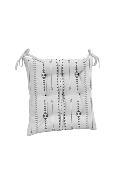 yok yok evim eve dair her şey 9-Piece Ethnic Patterned Fluffy Living Room Balcony Garden Kitchen Chair Cushion