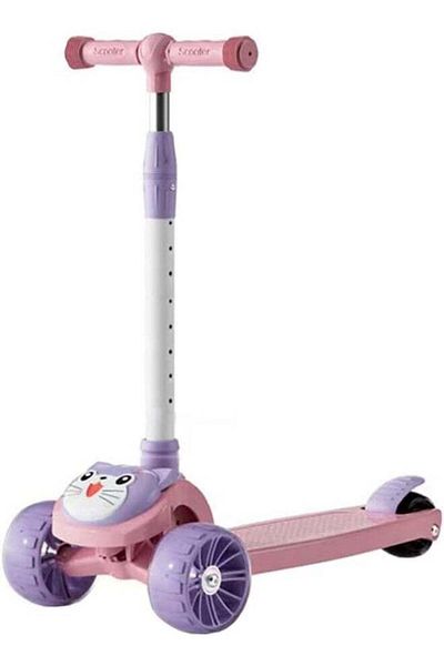 Generic Scooter for Kids with Three Wheels and Light-Up Wheels