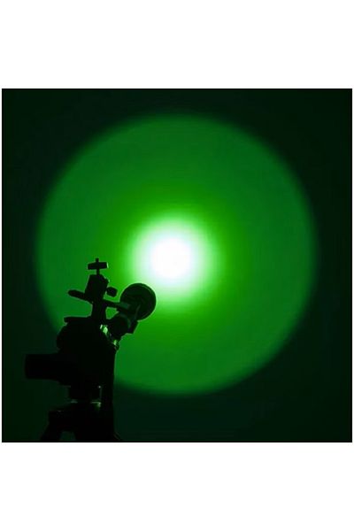 OEM LED hunting flashlight, interchangeable lenses in 3 colors, gun mount included
