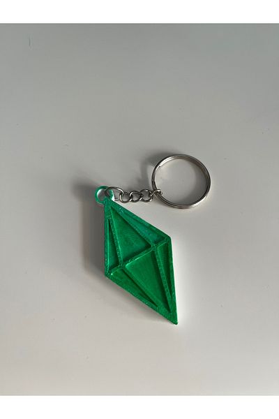 Gonulella Sims Keychain Sims Plumbob Keying