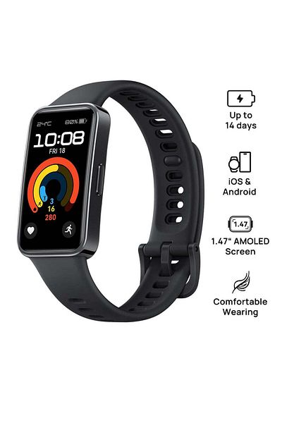 Huawei Band 9 Smart Watch, Slim Design, Comfortable, Scientific Sleep Analysis, Durable Battery, IOS