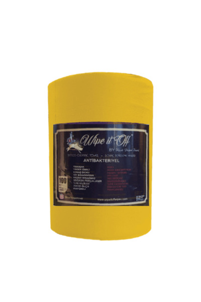 BPT مناديل مائدة مضادة للبكتيريا 100 قطعة - أصفر