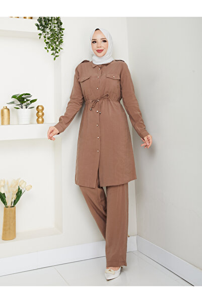 BELLİNA Kadın Yazlık Modal Kumaş Rahat Takım