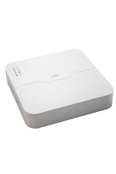 Uniview Easy series NVR, 4 channels 8MP + 4 Long PoE ports, H.265 Ultra - UNV NVR301-04LS3-P4