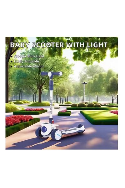 rexa Adjustable 3-Wheel Kick Scooter for Kids – Safe & Fun Outdoor Ride