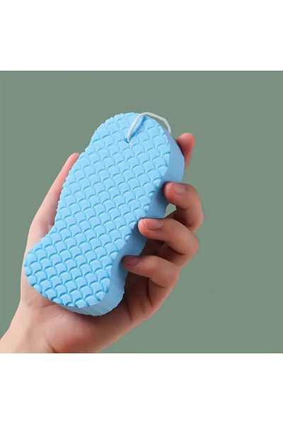 RED KİTCHEN 3 Piece Bath Set, Exfoliating Glove, Silicone Bath Mat for Spa and Massage, Back and Foot Scrubbing