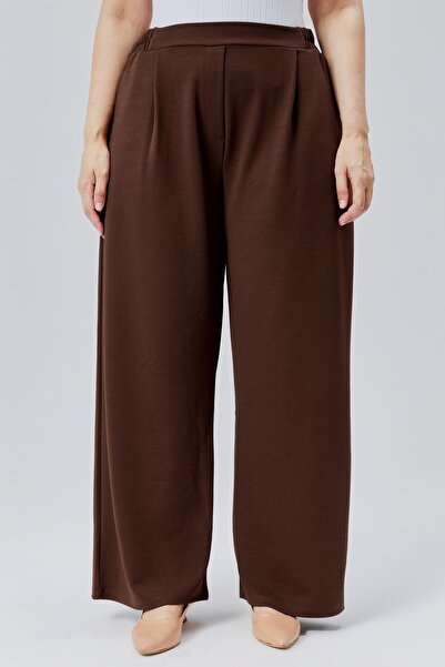 Symirna Loose Fit Pleated Women's Trousers