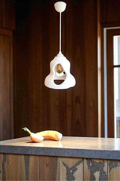 Lasirius Dekoratif Modern Lucas Organik Tasarım Sarkıt Avize (Rustik Lamba Hediyedir)